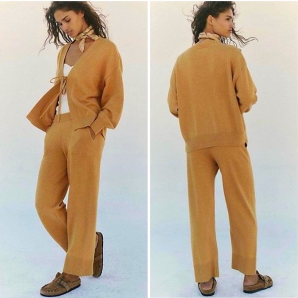 Free People Solar Cardigan & Pants Set